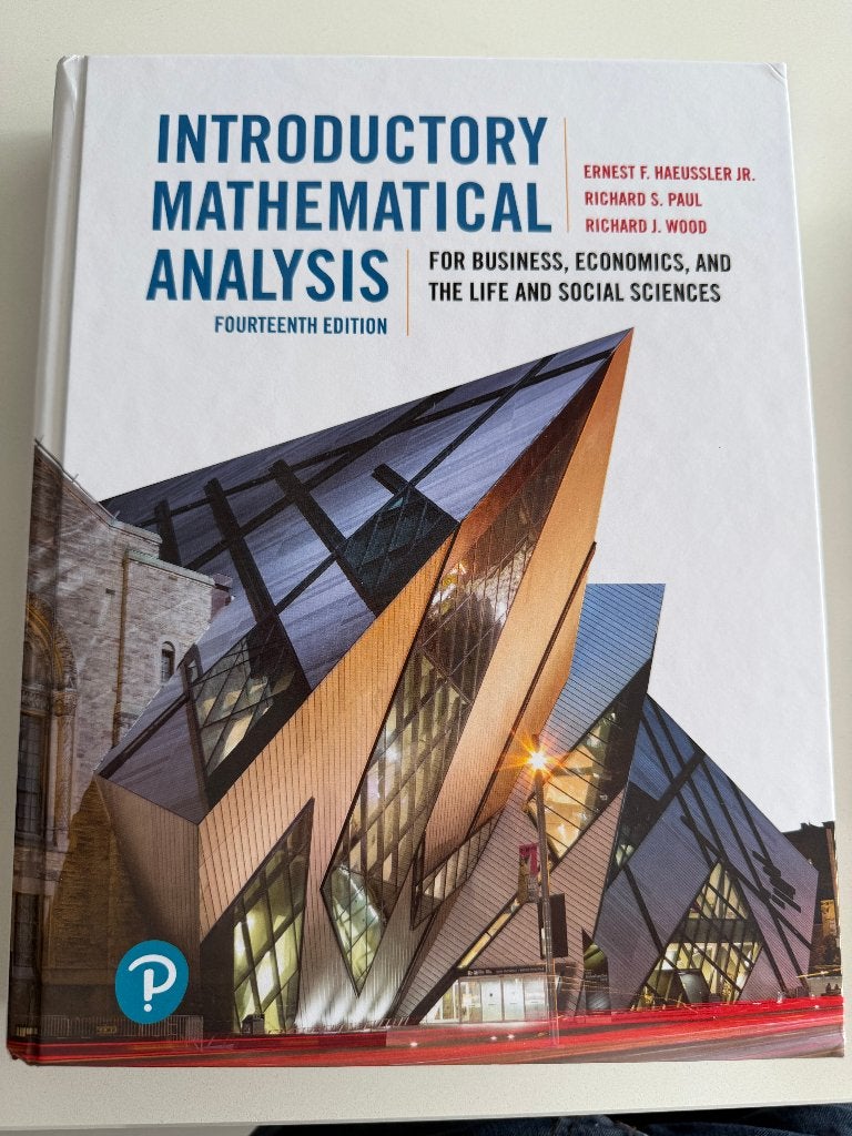 Introduction à l'analyse mathématique, Livres, Livres d'étude & Cours, Comme neuf, Enseignement supérieur, Enlèvement