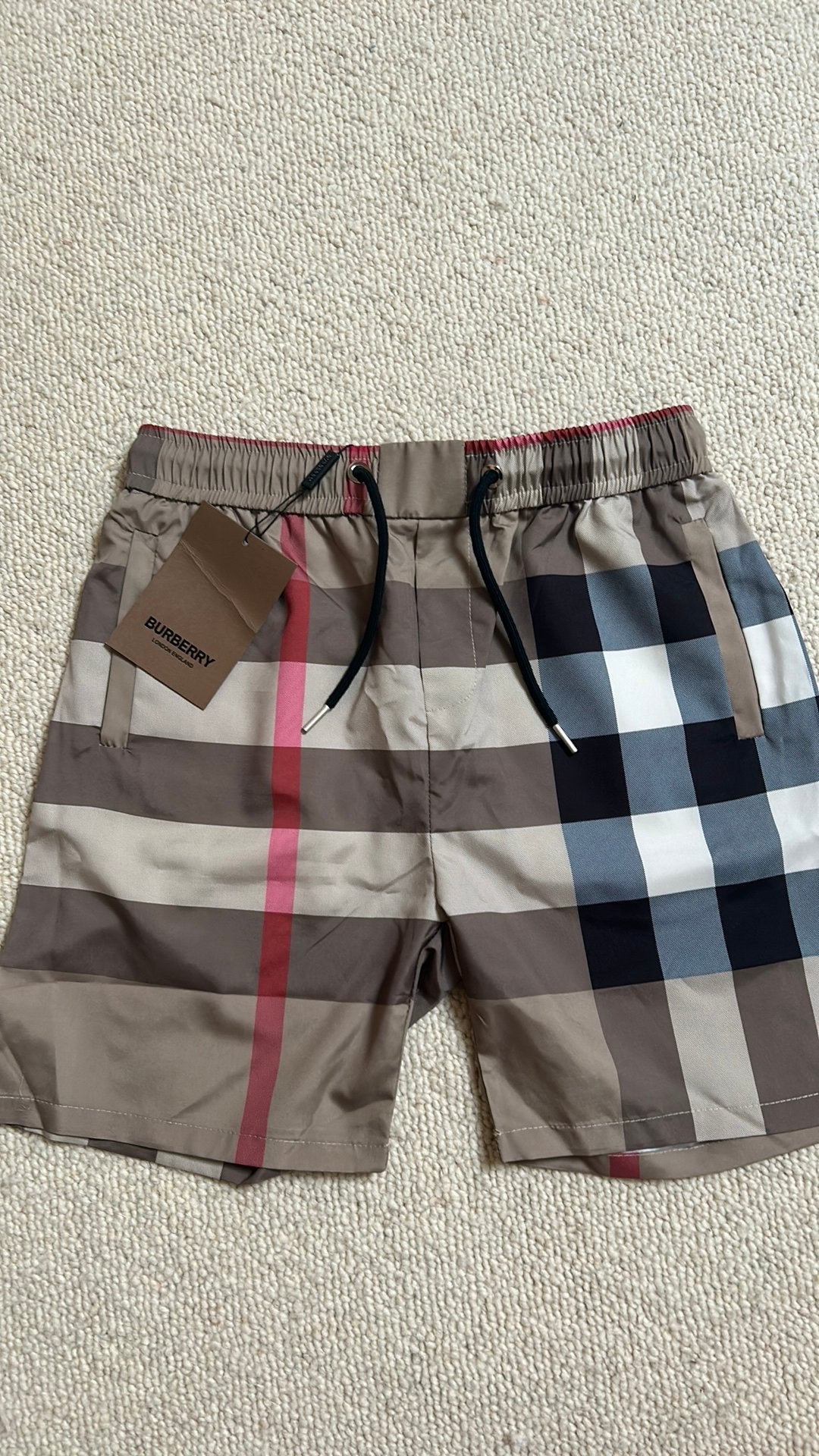 Burberry zwem short, Kleding | Heren, Badmode en Zwemkleding, Maat 48/50 (M), Beige, Ophalen of Verzenden, Zwemshort