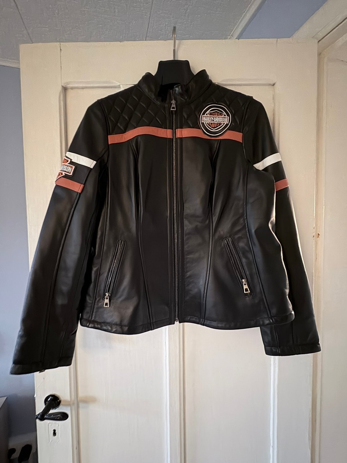 Motorjas voor dames Harley Davidson, Motoren, Kleding | Motorkleding, Ophalen, Nieuw zonder kaartje, Dames, Jas | leer