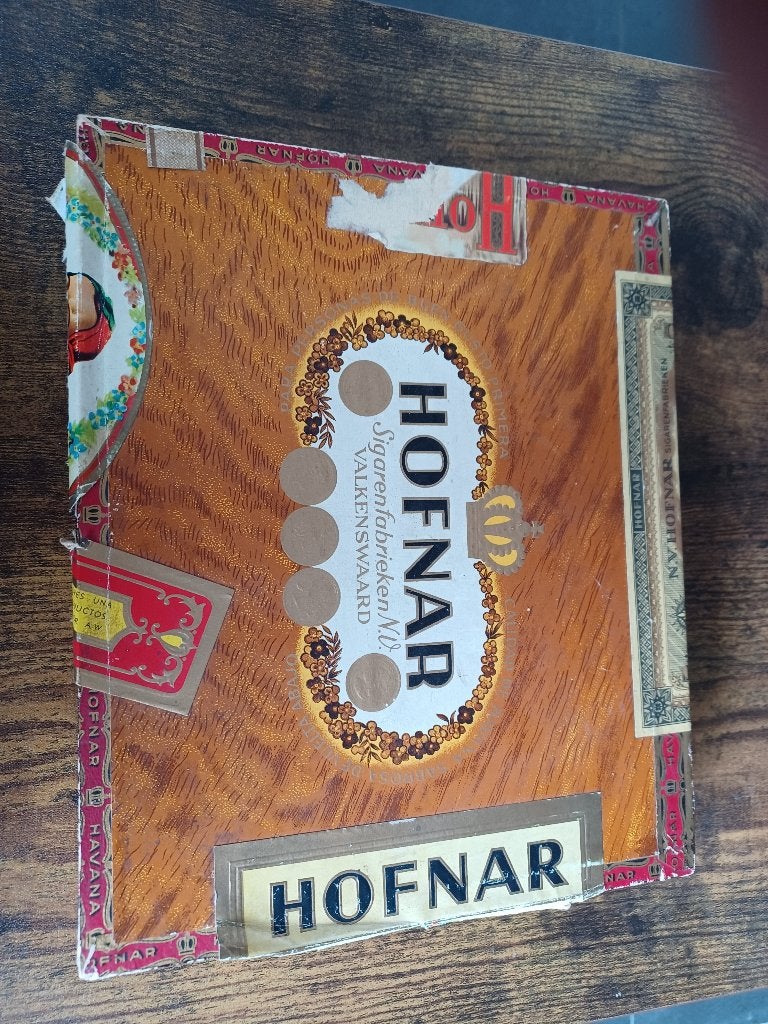 complete sigarendoos Hofnar Cuba Cabana, Ophalen of Verzenden, Gebruikt, Tabaksdoos of Verpakking