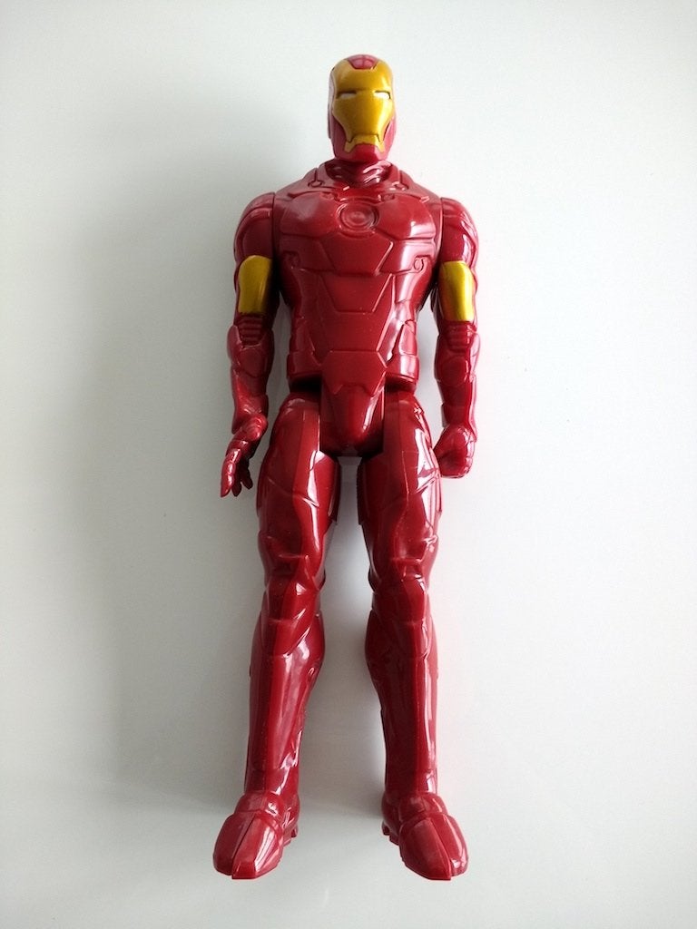 Ironman & Spiderman actiefiguren, Ophalen of Verzenden, Gebruikt