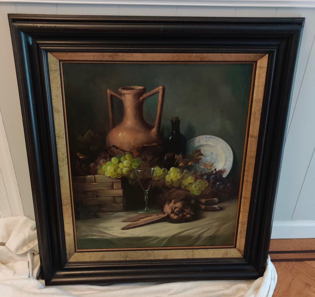 schilderij, Ophalen