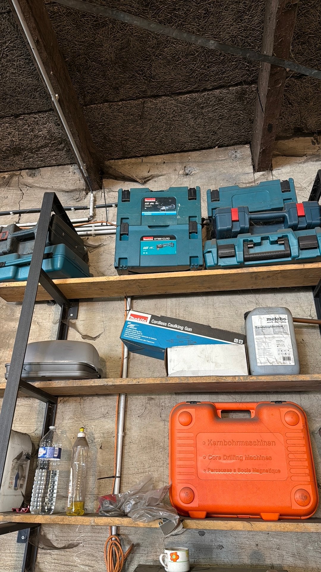 Assortiment lege koffers makita bosch blauw etc, Doe-het-zelf en Bouw, Ophalen, Zo goed als nieuw, Bosch