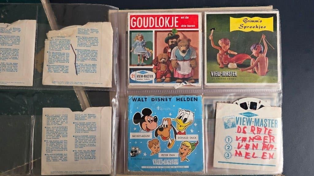 Viewmaster - onvolledige sets - losse schijfjes, boekjes, Ophalen, Gebruikt