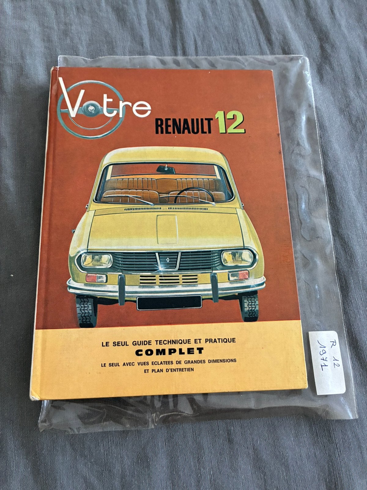 guide technique et pratique Renault 12 r12, Enlèvement