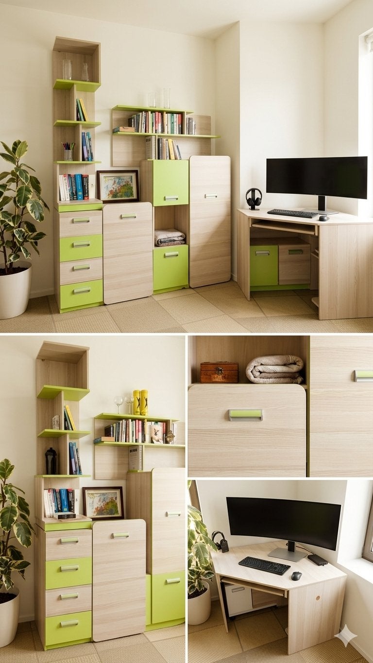 Ensemble de meubles modernes pour enfant / ado – 5 pièces, Maison & Meubles, Enlèvement