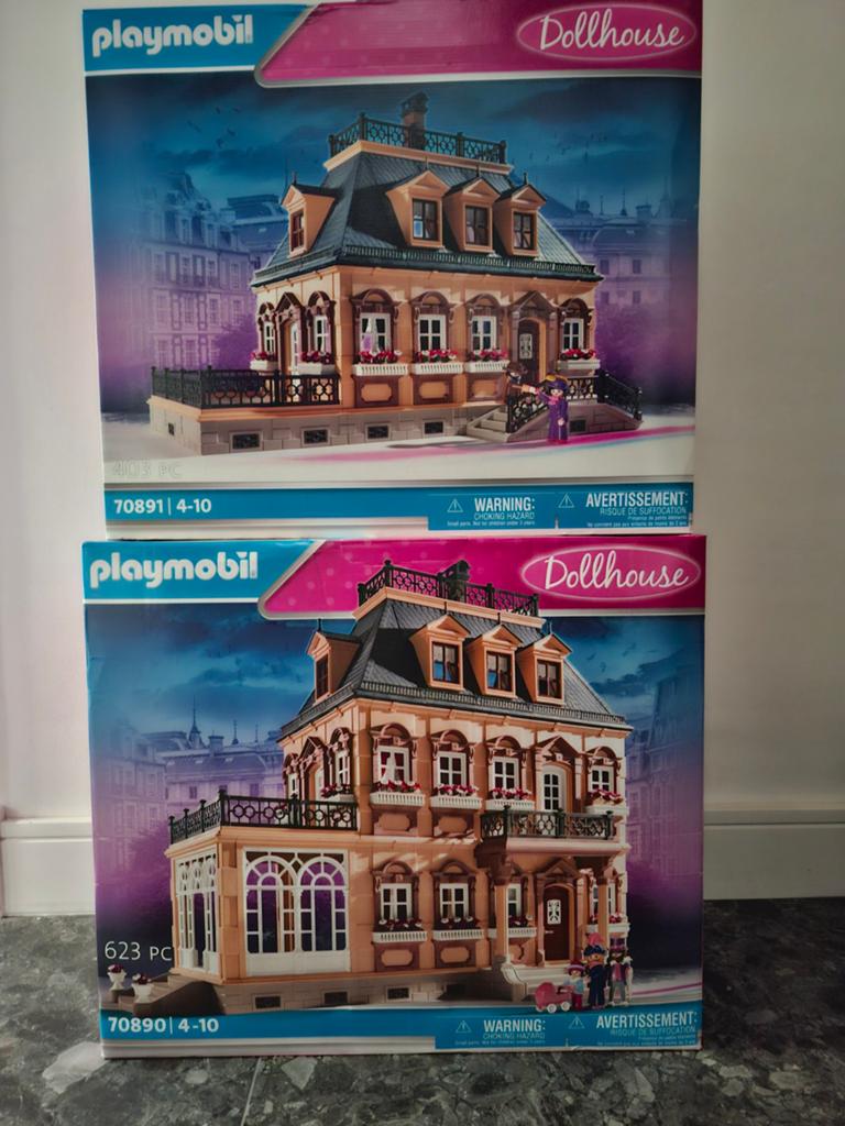 Playmobil nostalgische huizen sets 70891 en de grote 70890, Kinderen en Baby's, Speelgoed | Playmobil, Nieuw, Complete set, Ophalen of Verzenden