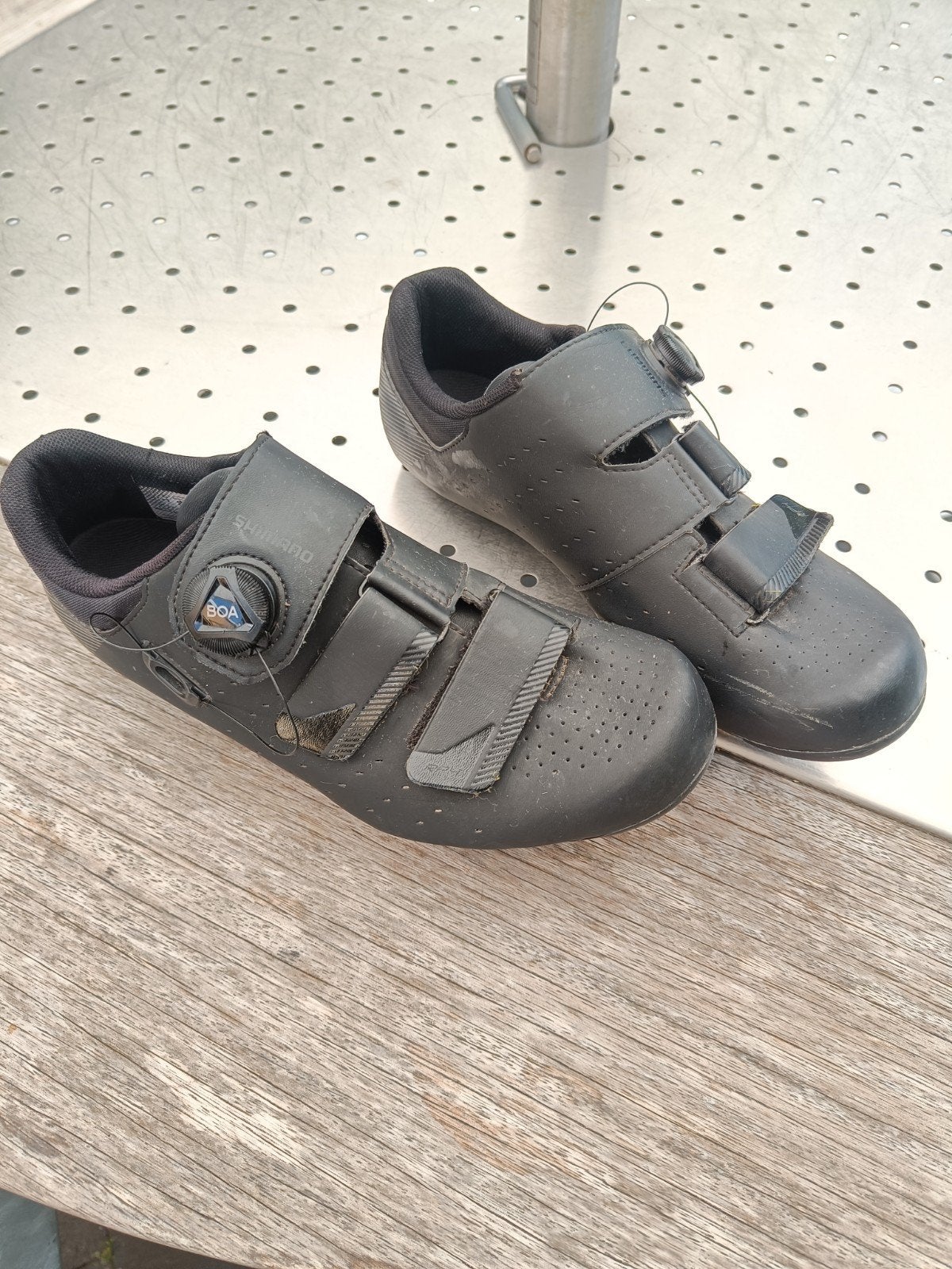 Shimano fietsschoenen maat 45, Fietsen en Brommers, Ophalen, Gebruikt, Heren, Schoenen