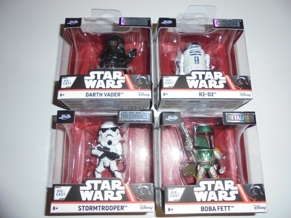 4 Star Wars minifiguurtjes Disney, Verzamelen, Ophalen of Verzenden, Nieuw, Actiefiguurtje