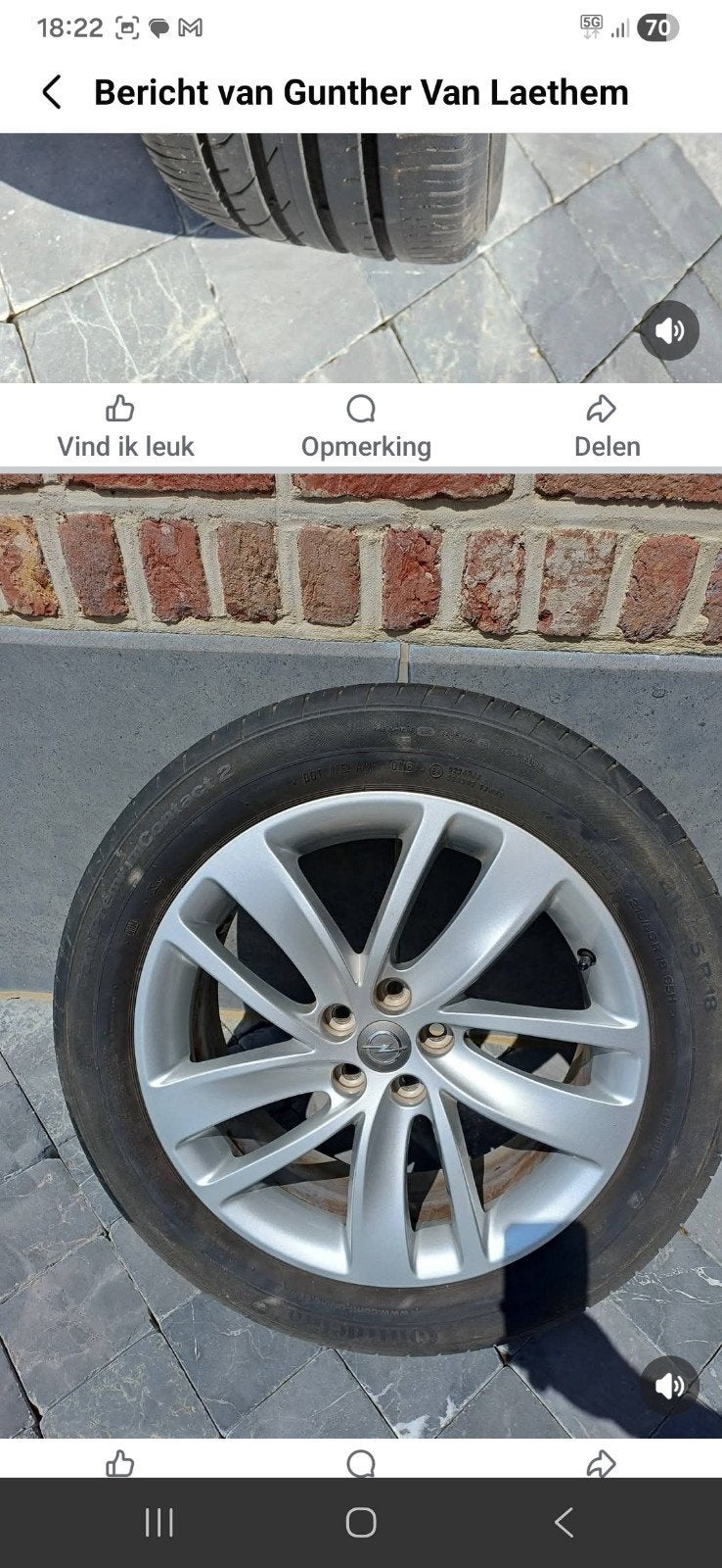 4 velgen, Auto-onderdelen, Banden en Velgen, Ophalen, Velg(en)