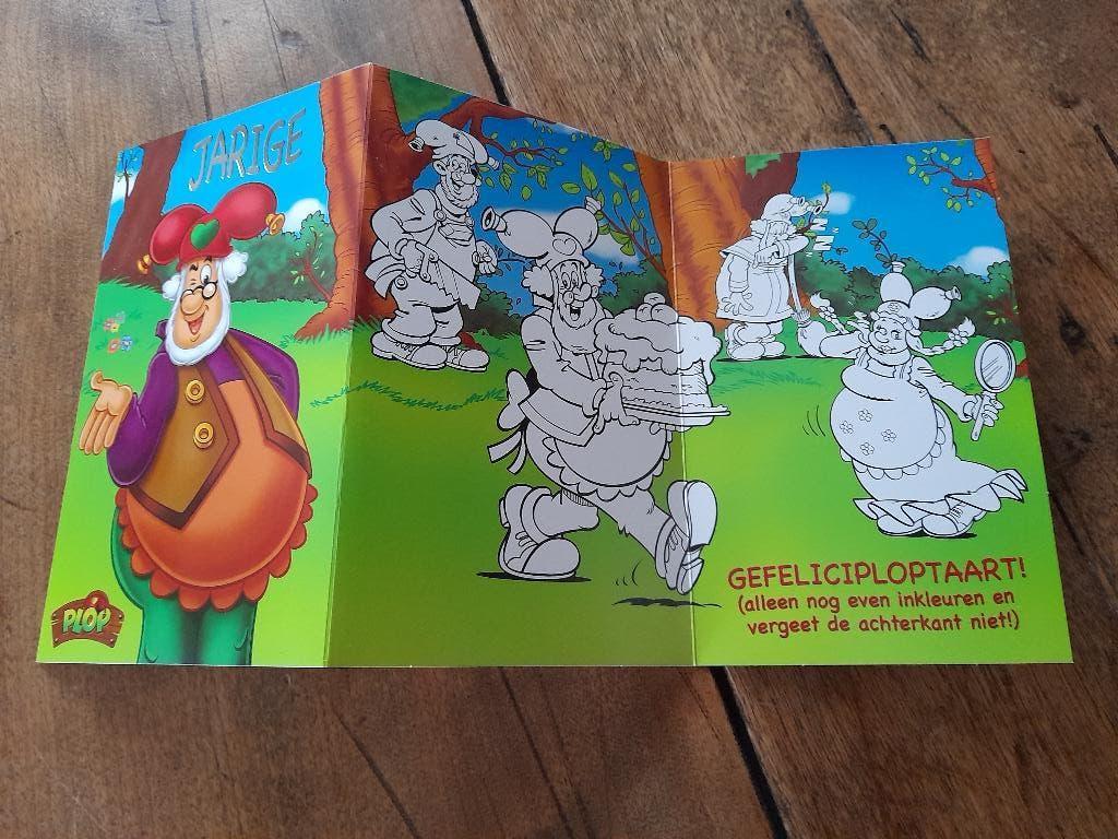 wenskaart kabouter Plop, inkleurkaart hallmark studio 100, Ophalen of Verzenden, Nieuw