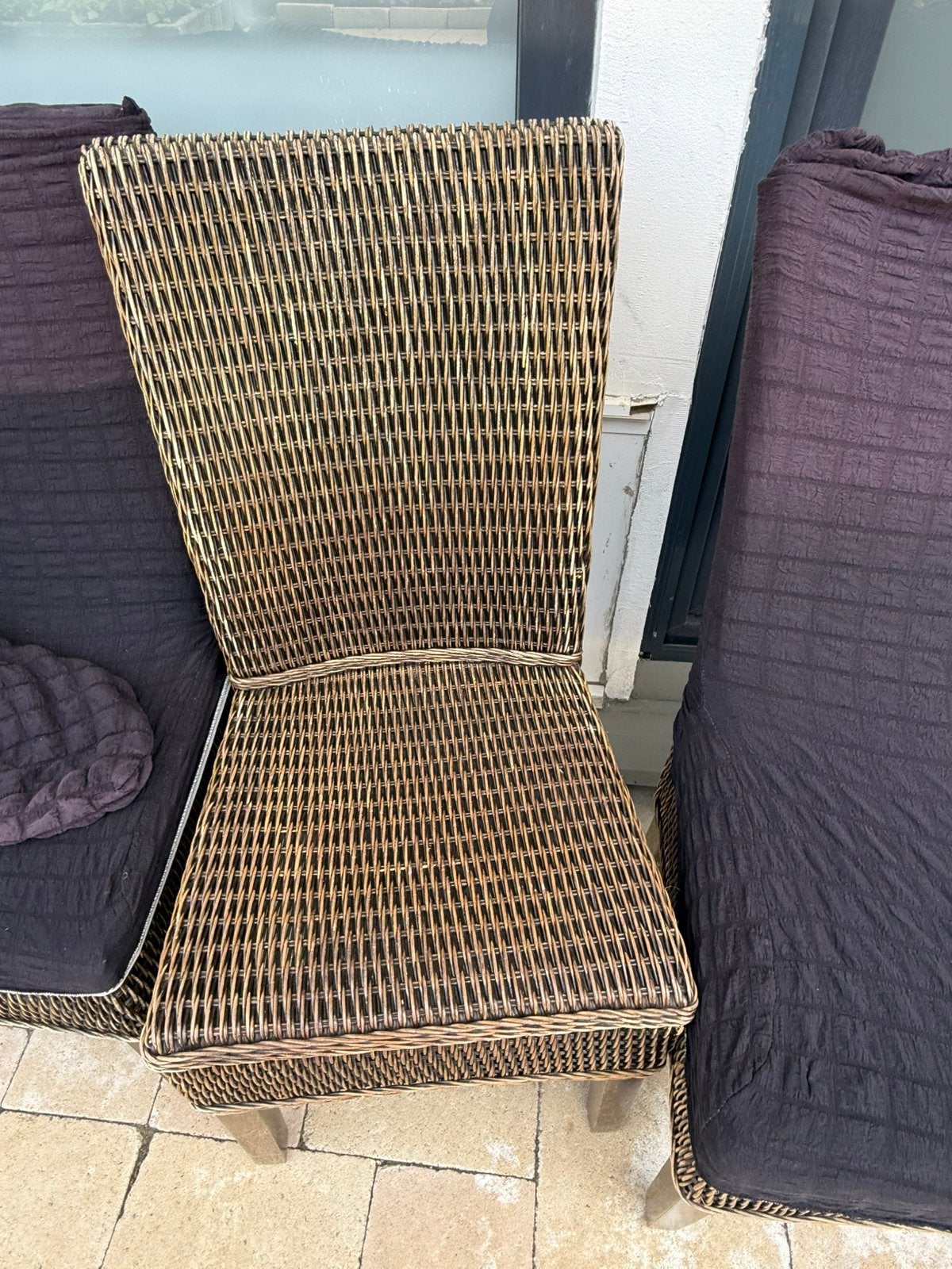 6 stoelen goed staat voor binnen buiten, Ophalen, Zo goed als nieuw