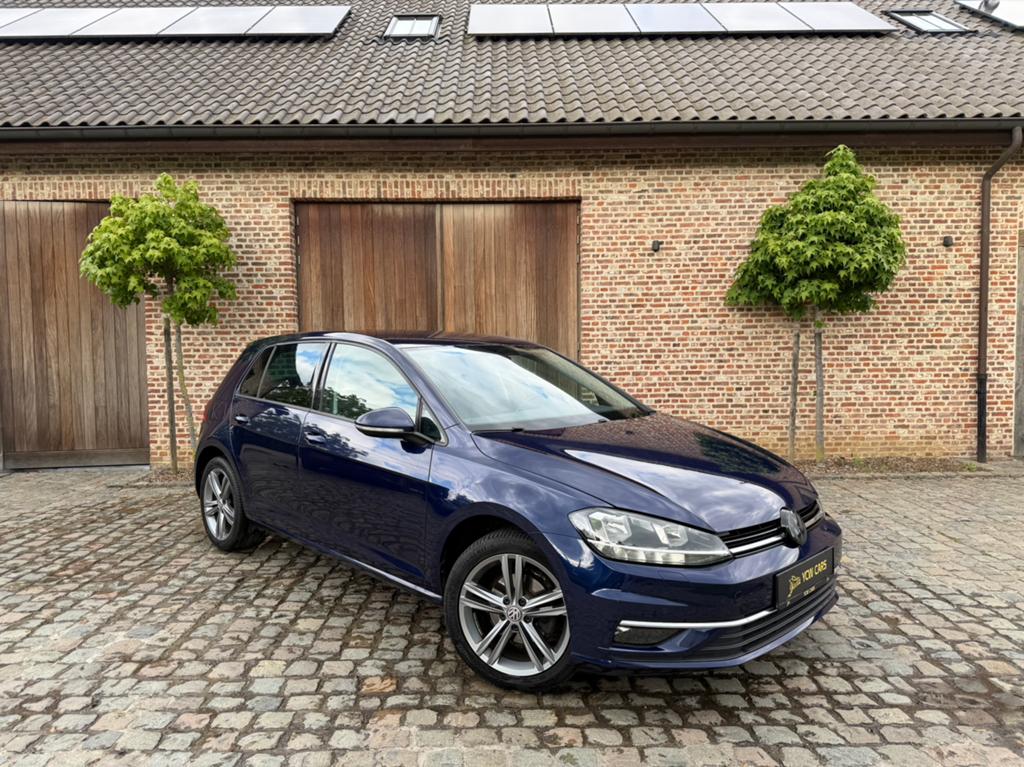 Volkswagen Golf 7.5 * 05/2017 * 1.0 benzine * GARANTIE, Voorwielaandrijving, 4 zetels, Stof, Blauw