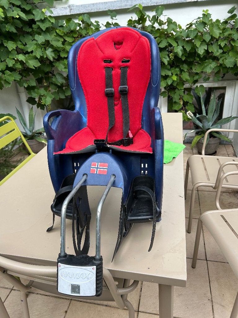 Hamax Porte Enfant pour velo, Comme neuf, Enlèvement, Hamax, Siège arrière
