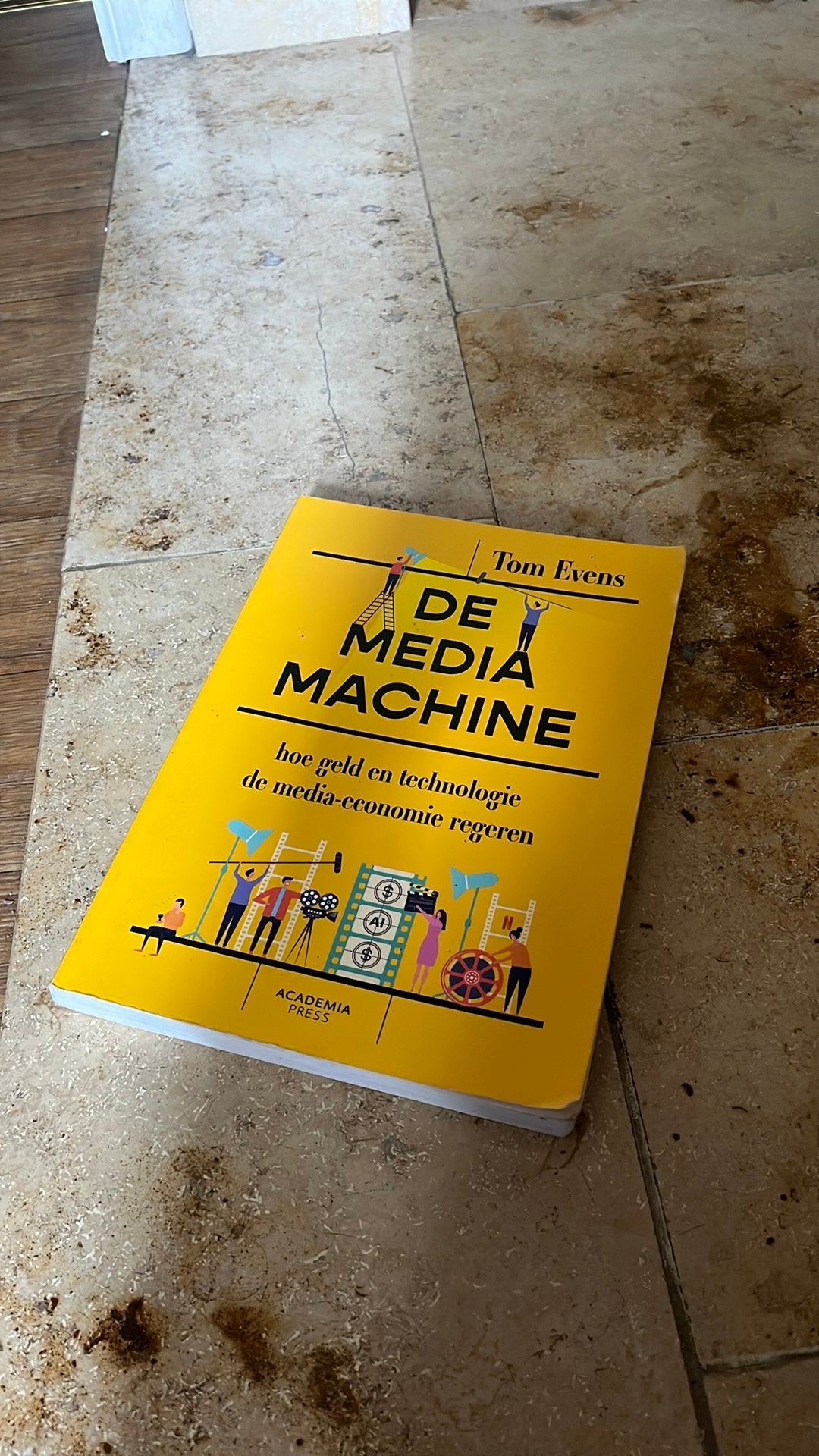 Tom Evens - De mediamachine, Boeken, Ophalen, Zo goed als nieuw, Hoger Onderwijs, Tom Evens