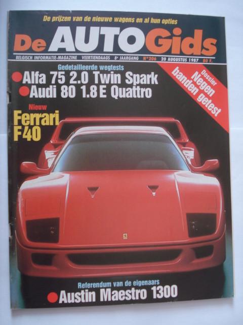 AutoGids 206, Livres, Autos | Brochures & Magazines, Utilisé, Général, Envoi