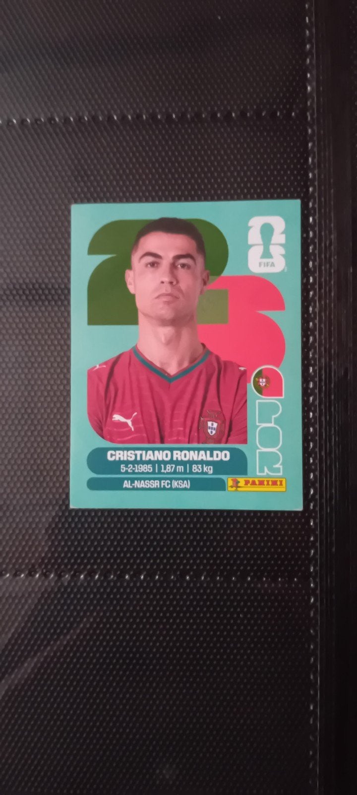 Christiano Ronaldo panini     bieden, ophalen of verzenden, Ophalen, Nieuw, Sport