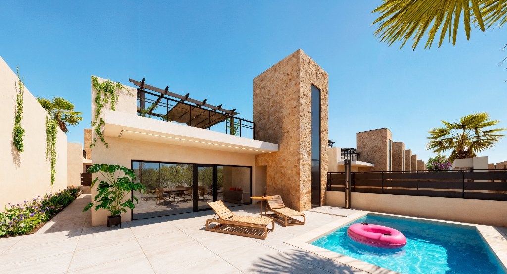 Villa neuve de standing en construction région Mazarron, Village, Maison d'habitation, Mazarron, 3 pièces