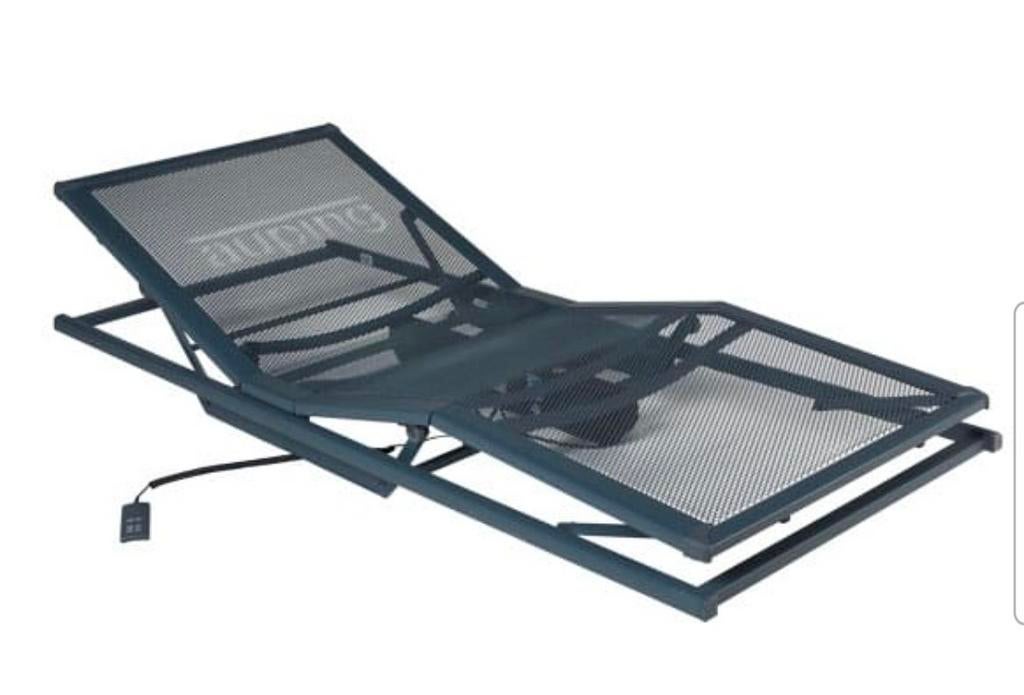 Auping bodem electrisch als nieuw 90x200 / BED, Ophalen, Matras