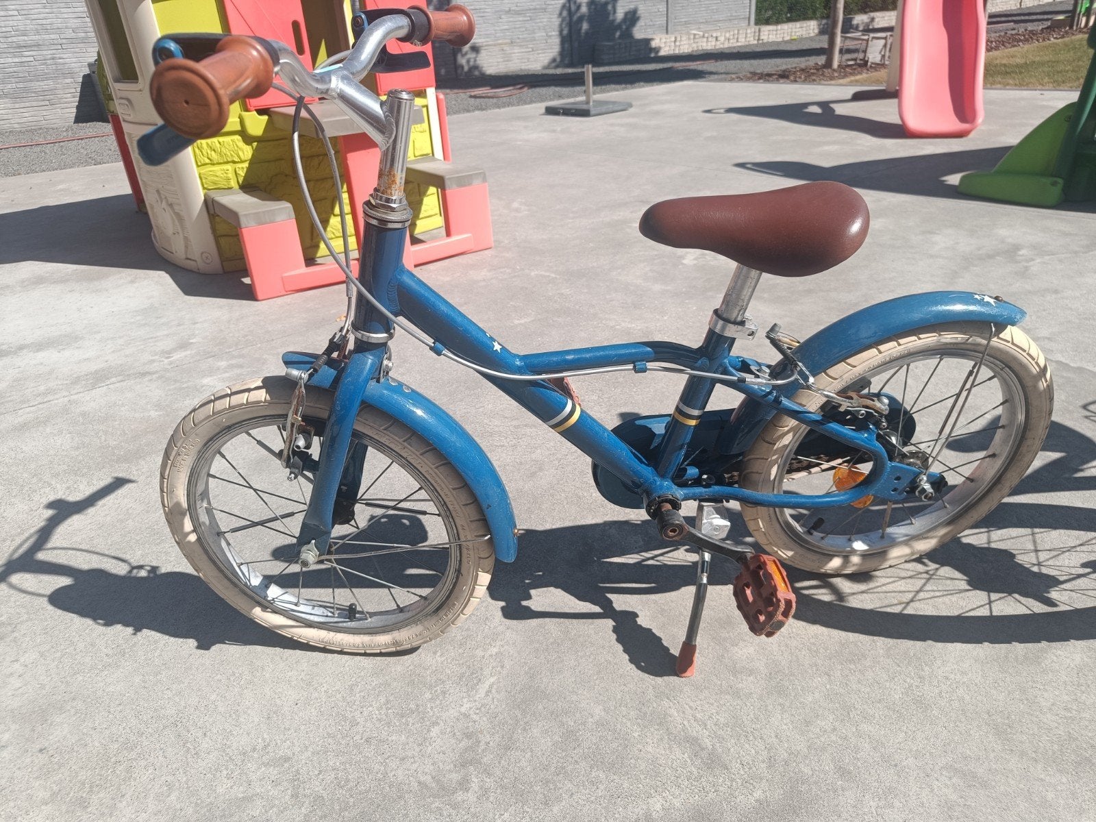 elops kinderfiets 16 inch, Enlèvement, Utilisé, Frein sur jante, 16 à 20 pouces