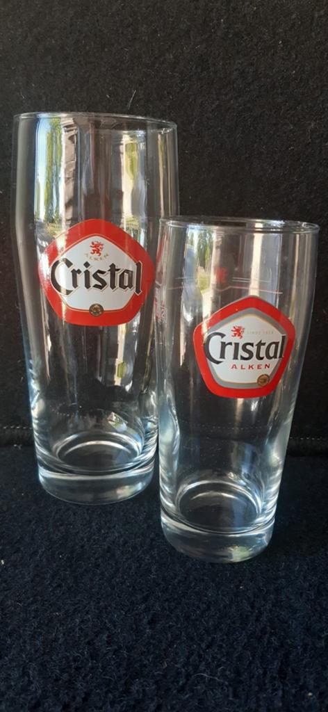 Verre à bière Cristal 25 cc 2 pièces, Enlèvement, Neuf, Verre à bière