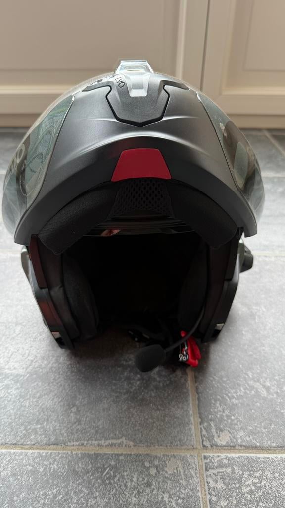 BMW systeem helm 7 Carbon EVO met MIPS en BMW connected ride, Motoren, Kleding | Motorhelmen, Ophalen, Tweedehands, Systeemhelm