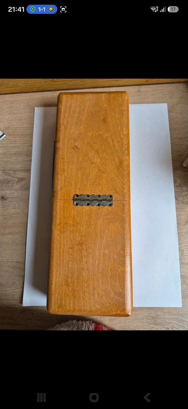 Ancienne boîte à pinceaux en bois - Fabrication Japon - Parf, Enlèvement ou Envoi