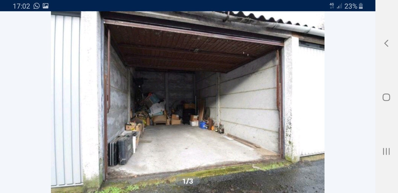 Garage te huur aan de Bourgoyen, Gand