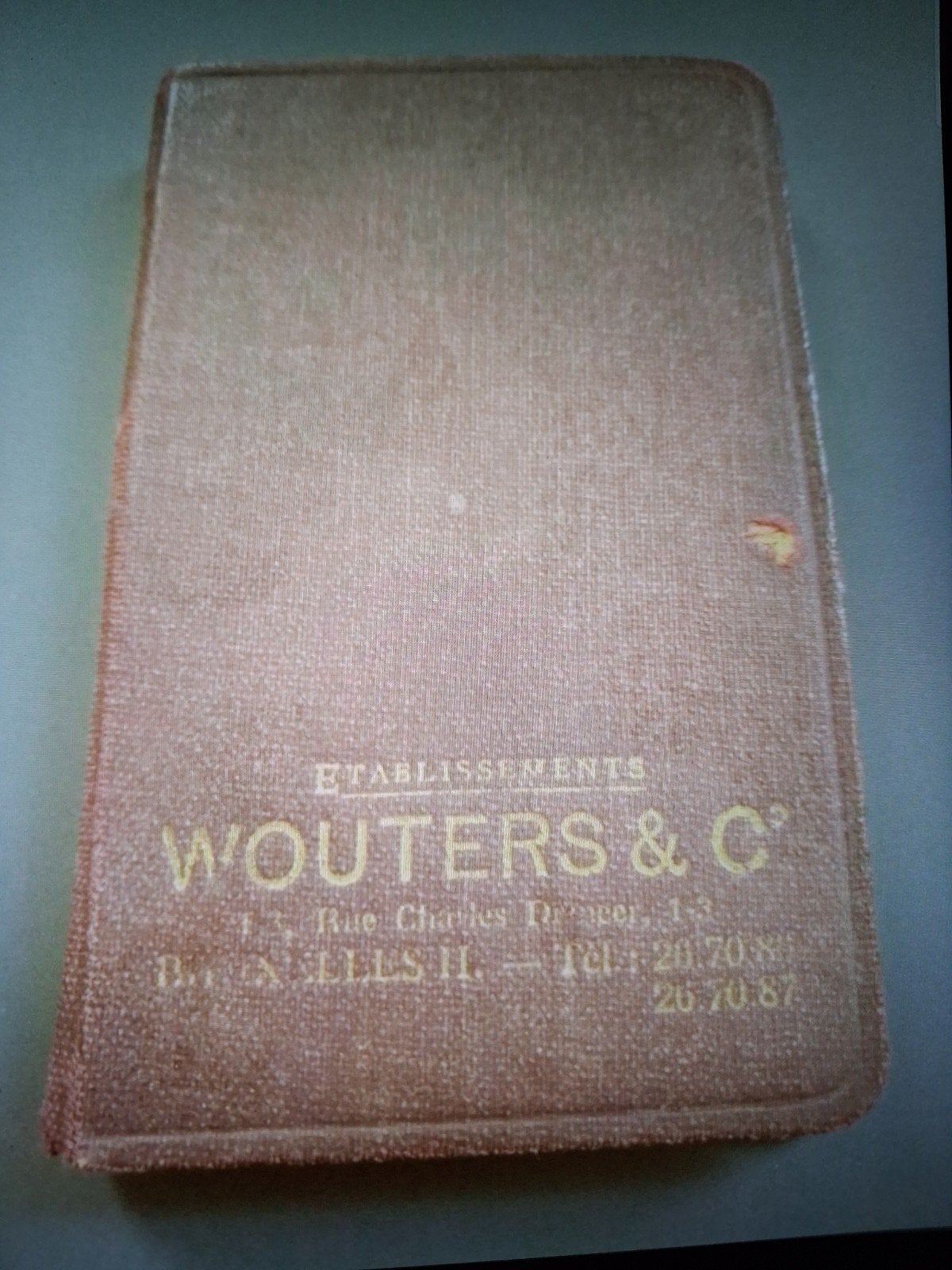 Répertoire d'après guerre Ets Wouters & C - Bruxelles, Antiquités & Art, Enlèvement ou Envoi