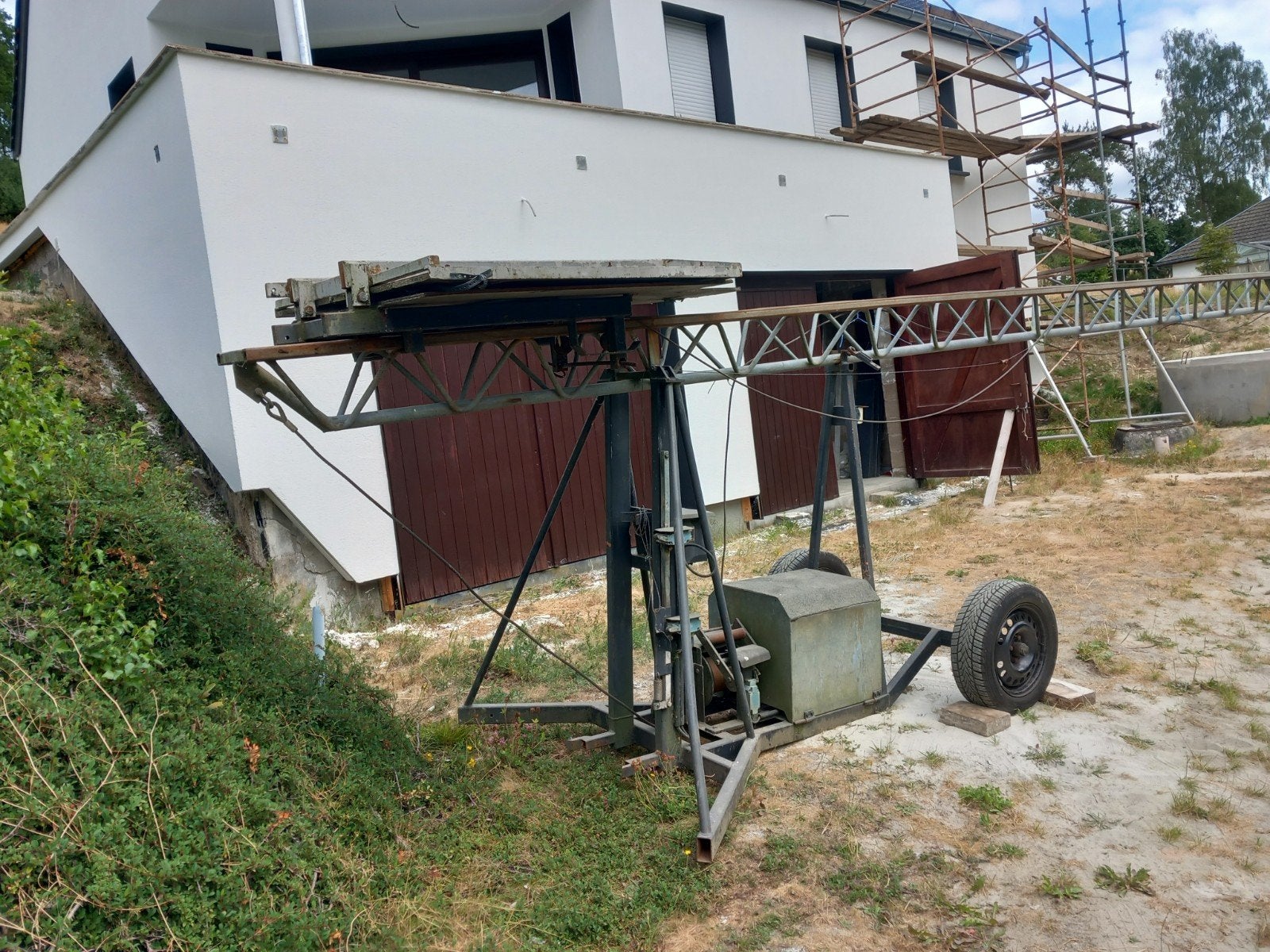 bouwlift ,elephant ,9m hoog, Ophalen, Bouwlift