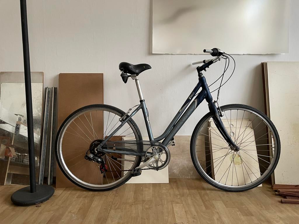 Stadsfiets Trek, Ophalen, Gebruikt, Minder dan 10 versnellingen, 28 inch