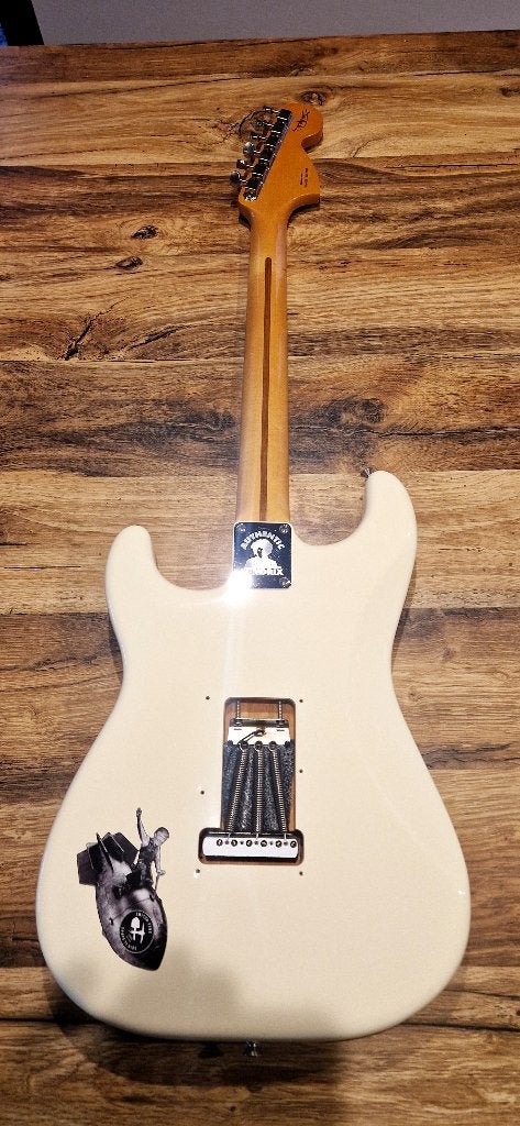 Fender Stratocaster Jimi Hendrix signature White, Enlèvement, Utilisé, Fender