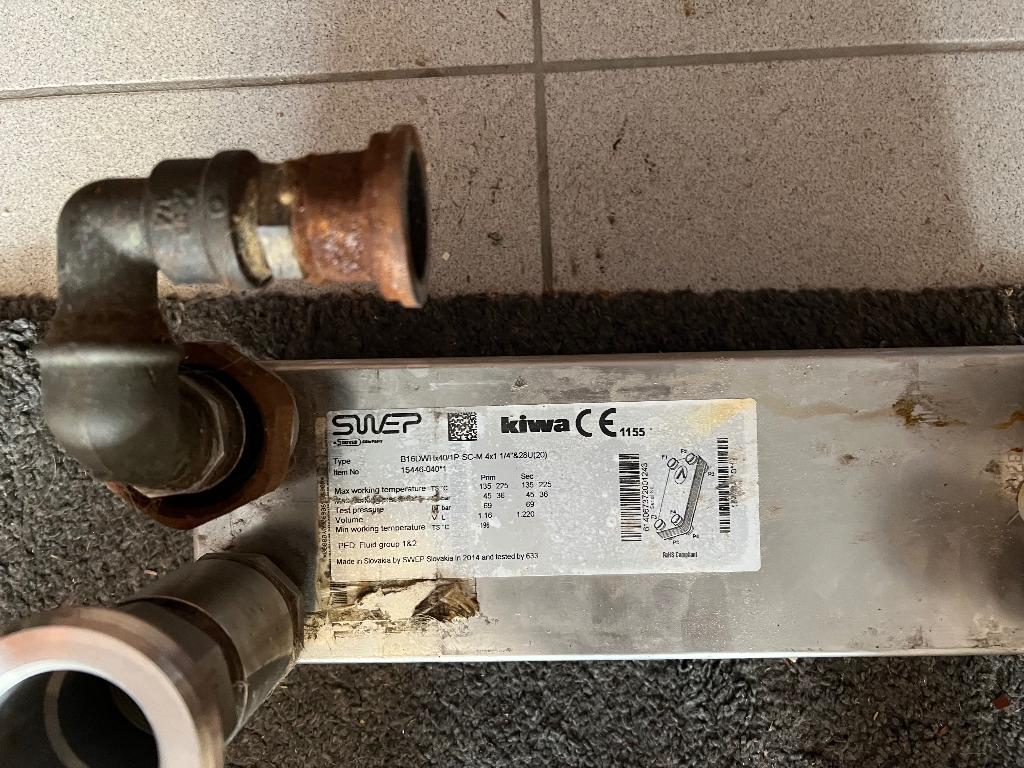 Swep Dubbelzijdige Warmtewisselaar 40KW, Ophalen, Gebruikt, Overige typen