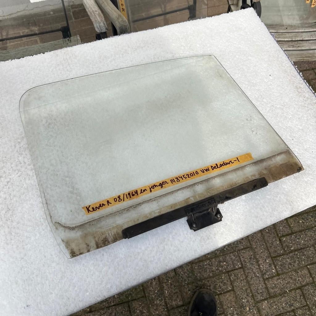 VW Kever deurraam R delodur-1 1965 en eerder, Ophalen of Verzenden, Gebruikt