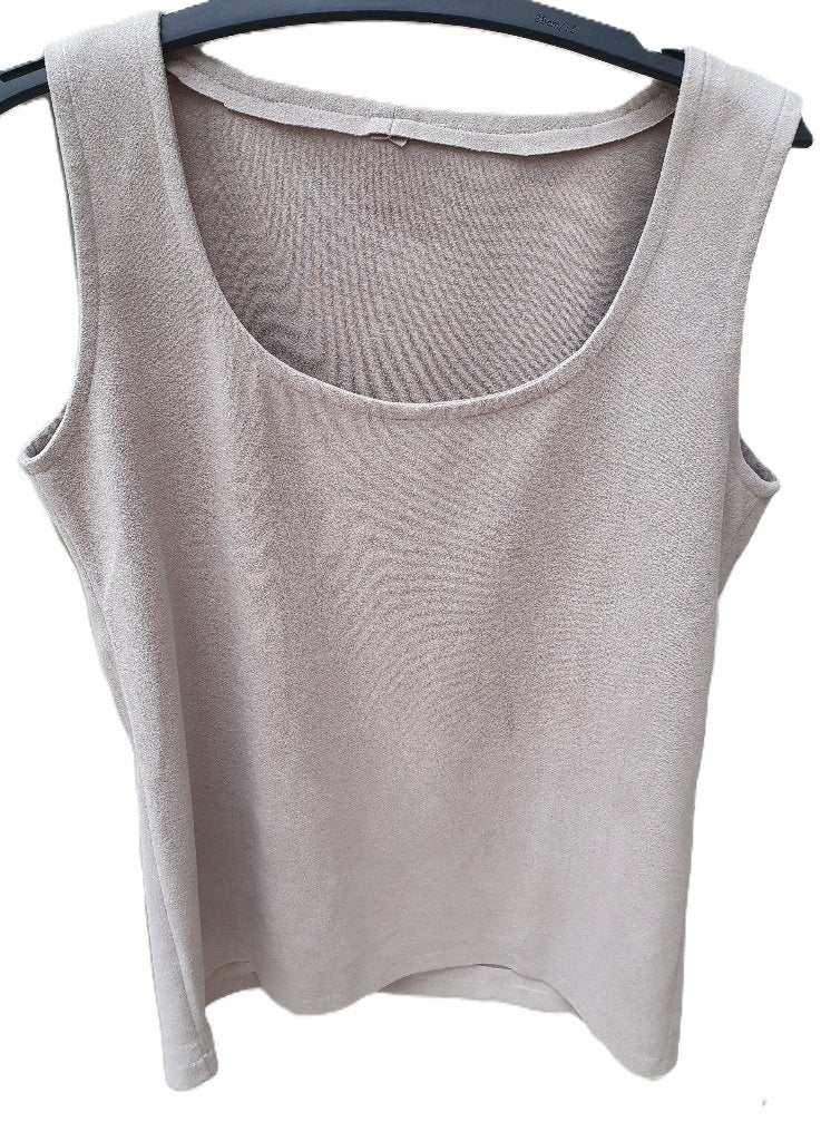 Grijs-beige topje maat S/M, Kleding | Dames, Beige, Ophalen of Verzenden, Gedragen, Maat 36 (S)