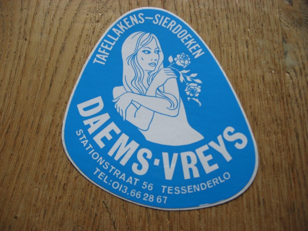Tessenderlo Sticker Tafellakens Sierdoeken, Ophalen of Verzenden, Nieuw, Overige typen