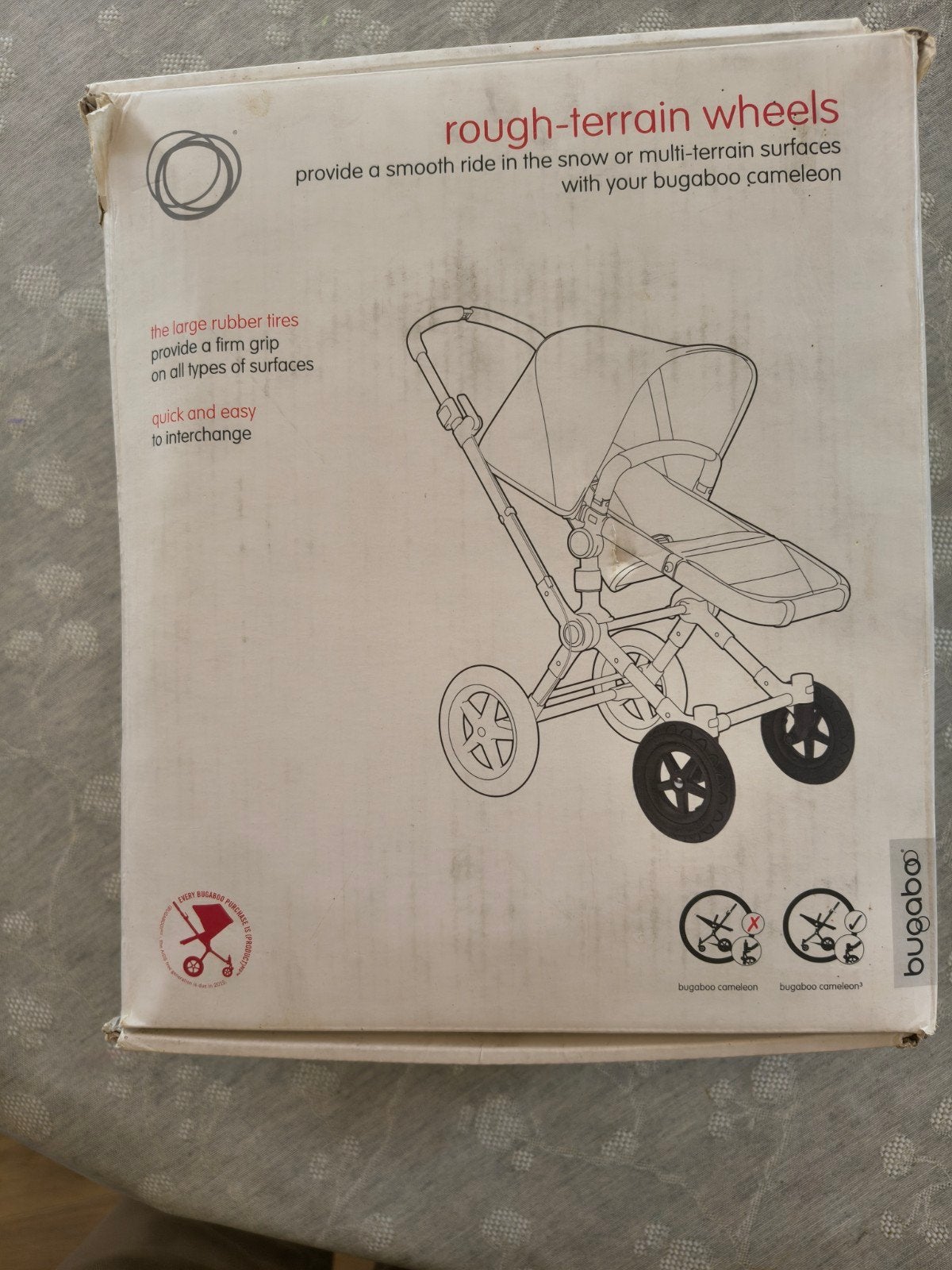 terrein wielen bugaboo, Ophalen, Gebruikt, Overige merken