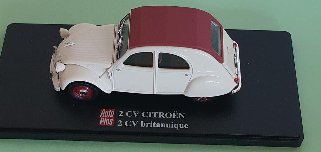 2 CV Citroën miniatuur - modelauto, Ophalen of Verzenden