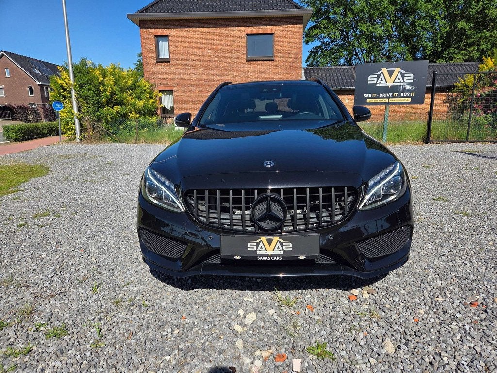 Mercedes-Benz C 180 C 180 Business Solution AMG/Pano/Burmest, Auto's, Automaat, Gebruikt, Zwart, 4 cilinders
