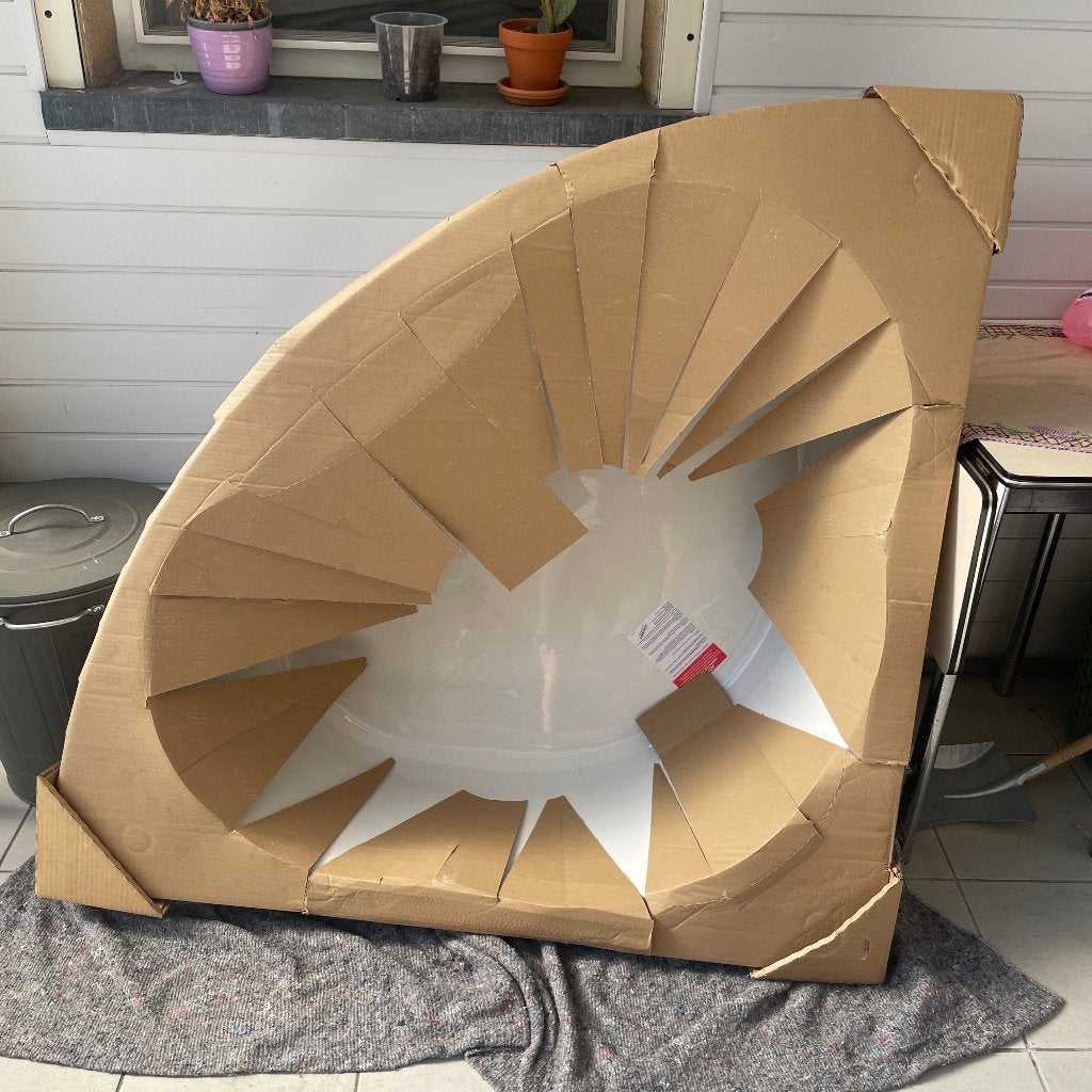Nouvelle baignoire d'angle Belstone 120x120 avec Scratch, Enlèvement, Comme neuf, Baignoire