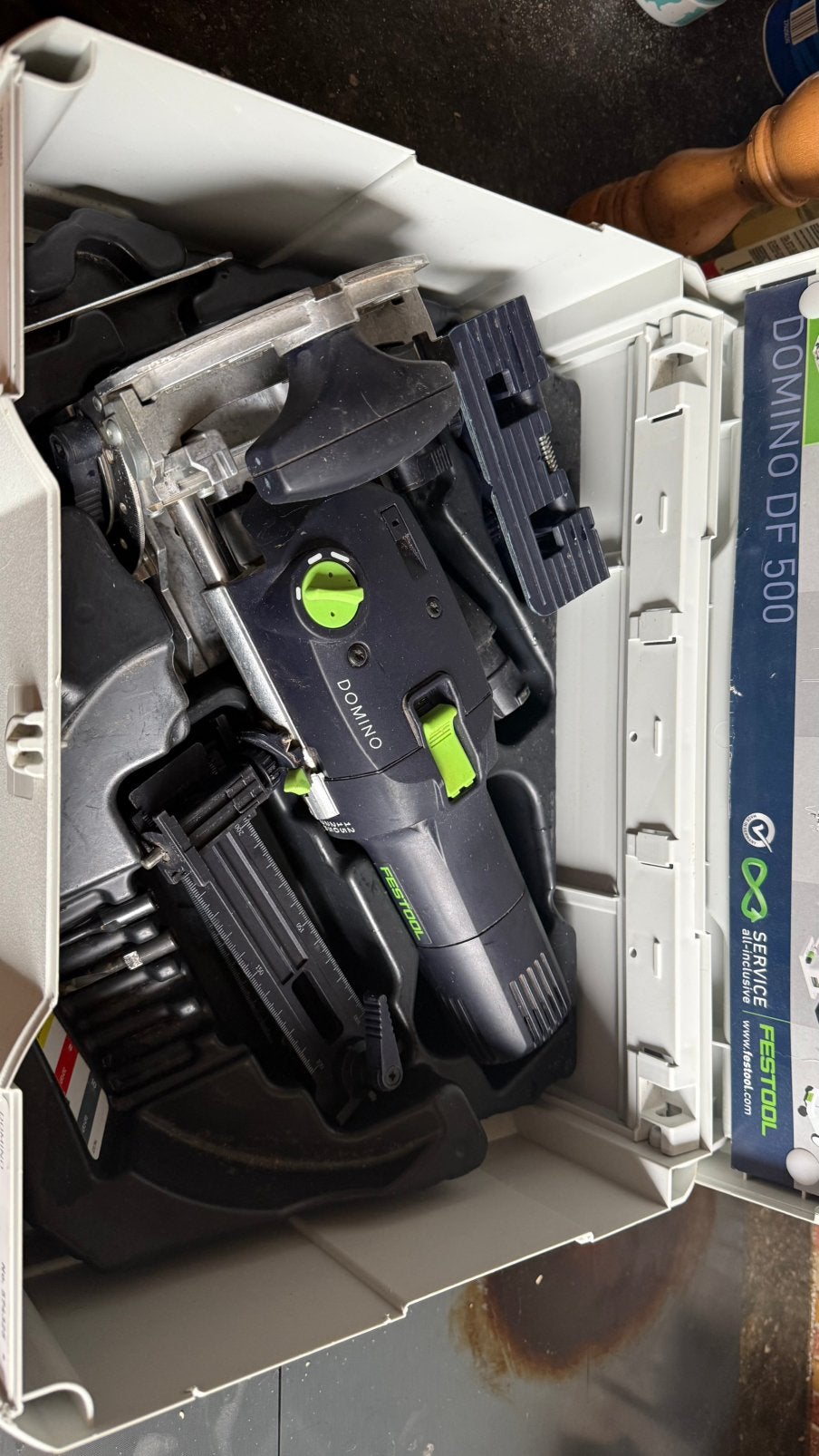 Festool Domino DF500, Bricolage & Construction, Enlèvement, Utilisé