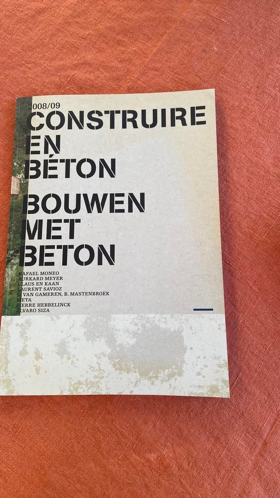 Bouwen met beton, Boeken, Verzenden, Zo goed als nieuw