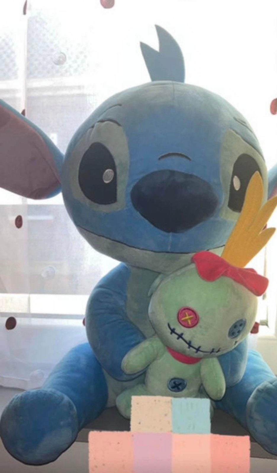 Peluche STITCH, Bleu, Disney, Disney, Comme neuf