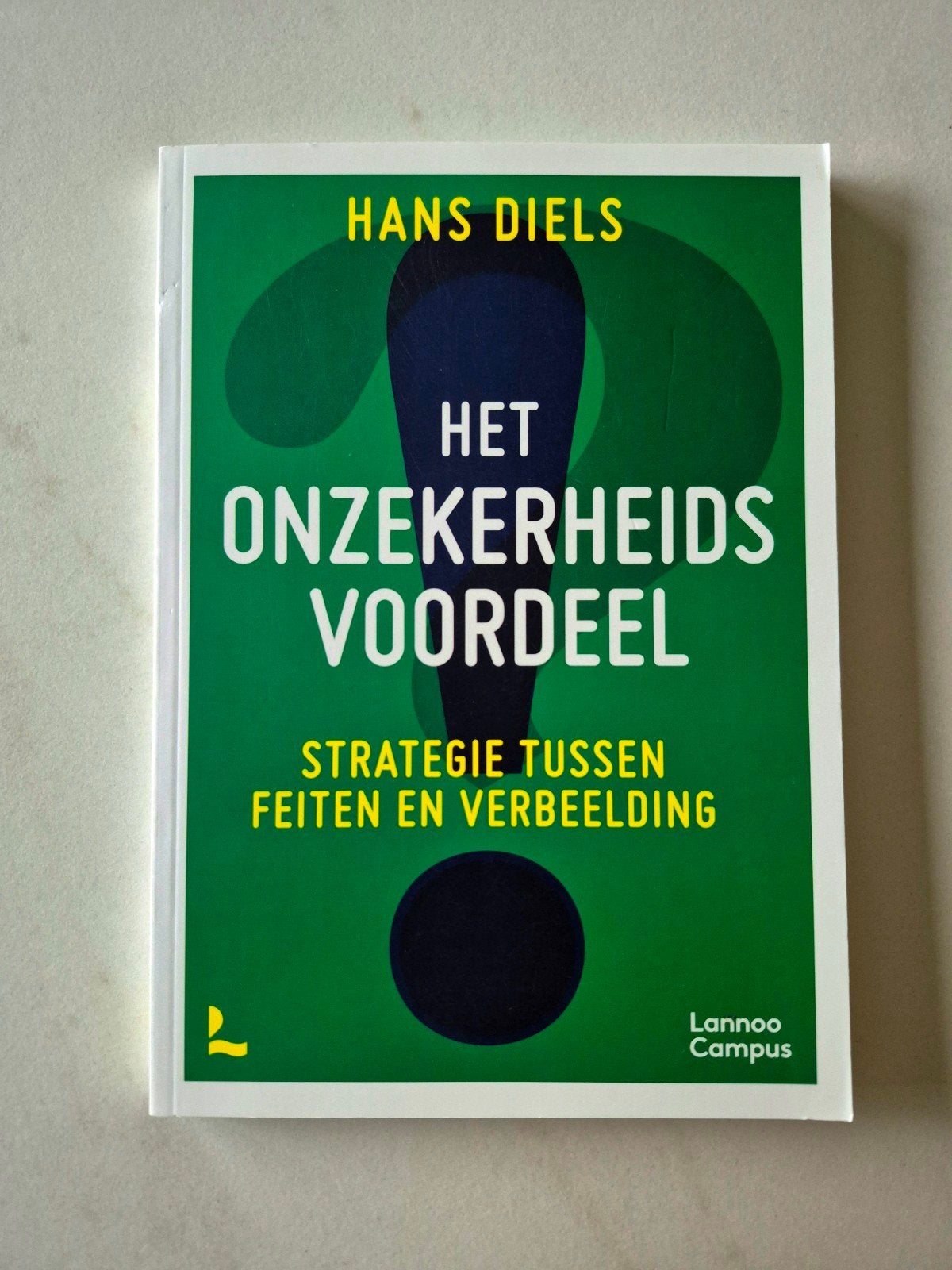 Hans Diels - Het onzekerheidsvoordeel, Ophalen of Verzenden, Nieuw, Hans Diels