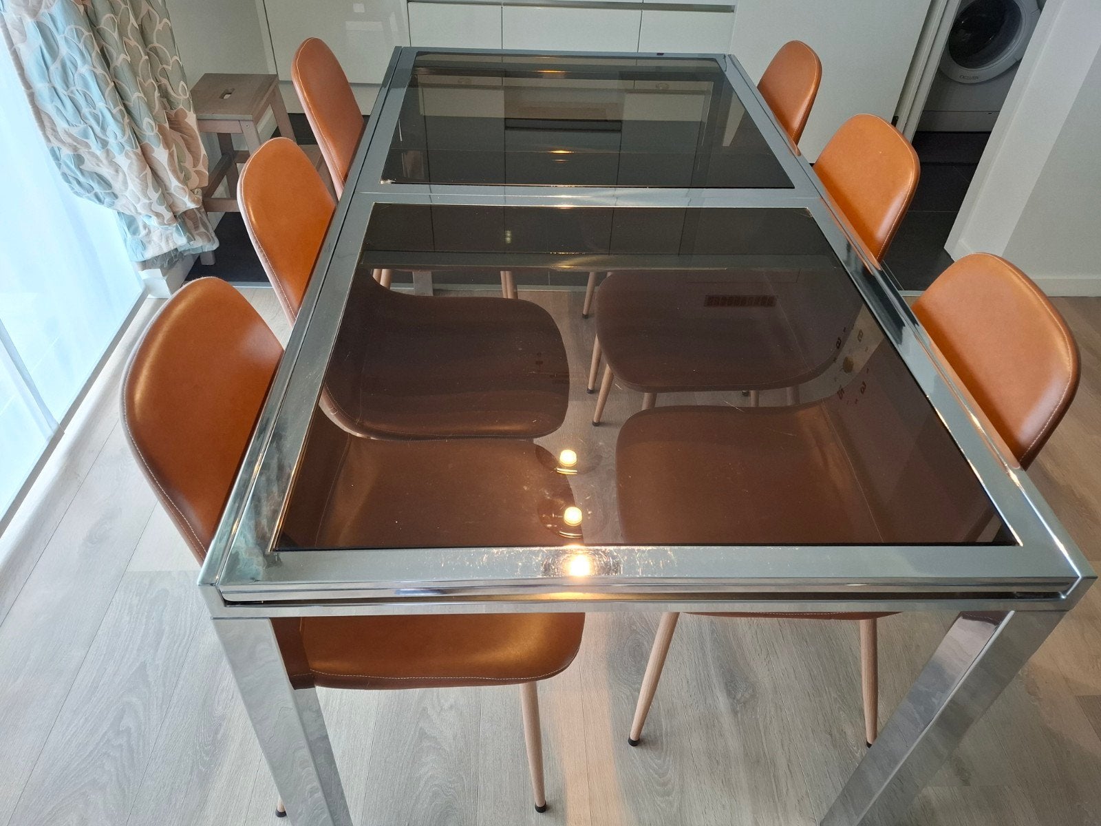 Table de salle à manger extensible vintage élégante des anné, Enlèvement