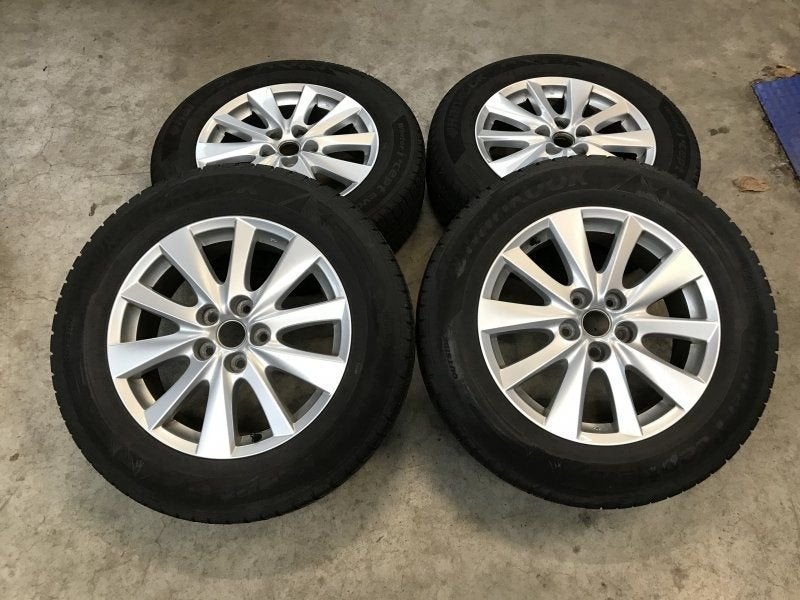 17 inch originele velgen + winterbanden Mazda CX-5 986561707, Pneus et Jantes, -, 17 pouces, Utilisé