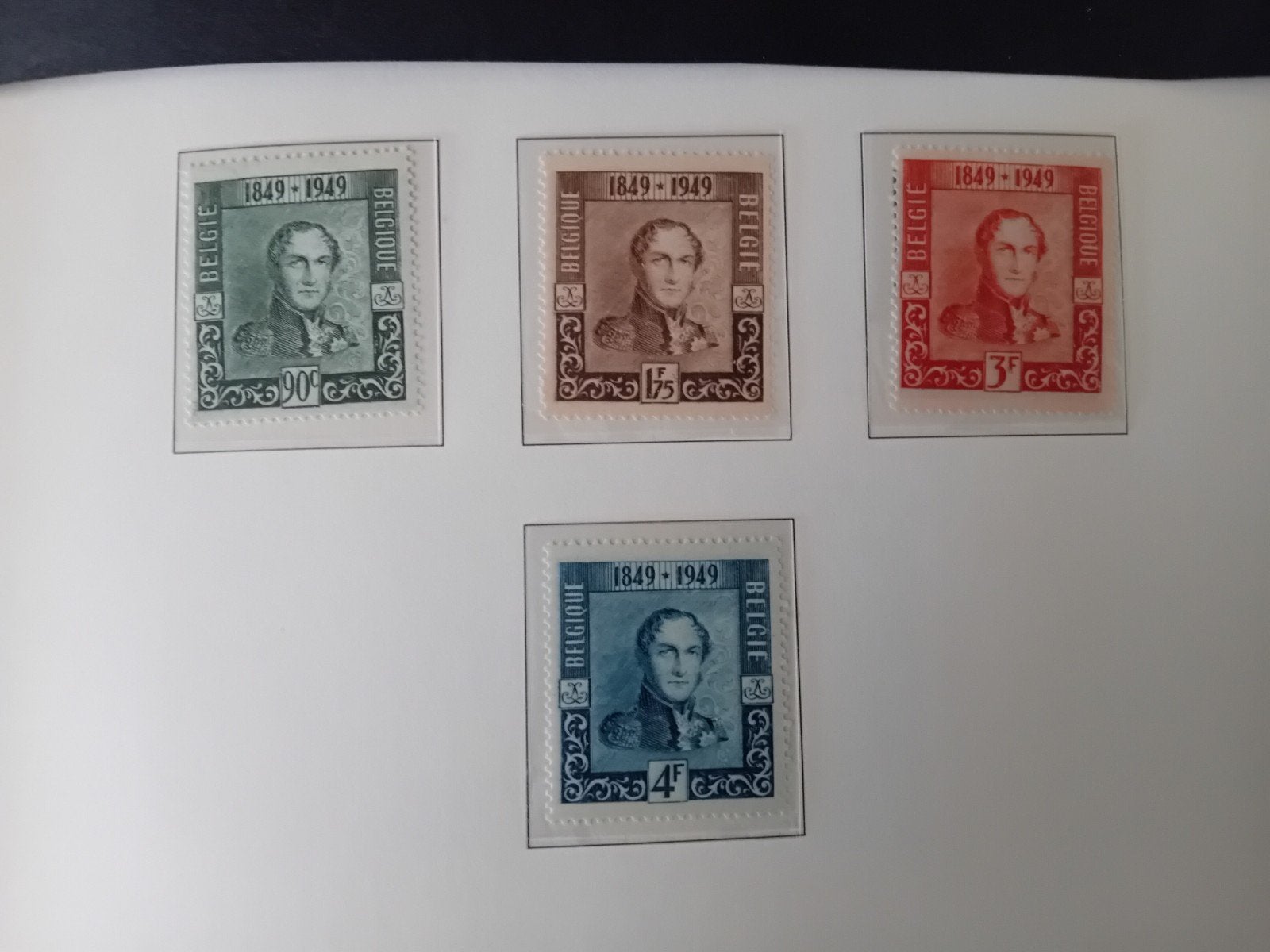 Timbres de Belgique n 807/810** lot 163P, Enlèvement ou Envoi, Neuf