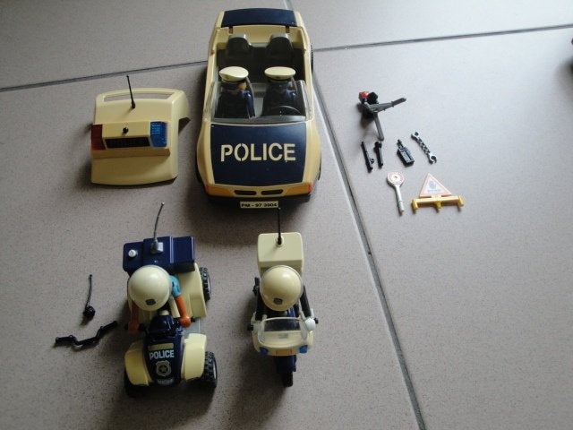 Playmobil Police - Voiture - moto - quad, Enlèvement ou Envoi, Utilisé
