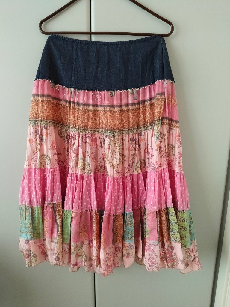 Rok van Naf Naf, Kleding | Dames, Ophalen, Meerkleurig, Maat 42/44 (L), Zo goed als nieuw