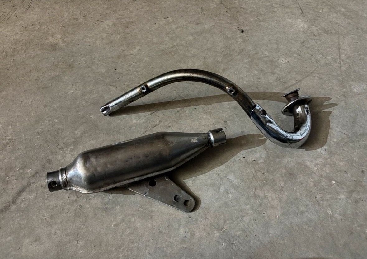 Honda z50a uitlaat, Motoren, Ophalen of Verzenden, Gebruikt